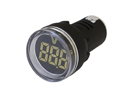 Picture of 3-DIGIT P/M 22mm VOLTMETER 5-60VDC WHITE