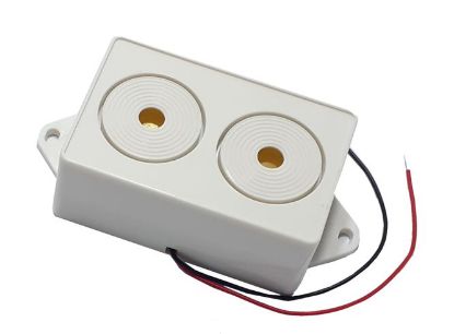 Picture of PIEZO SIREN DUAL-TONE 24VDC 2-HOLE 2-WIRE