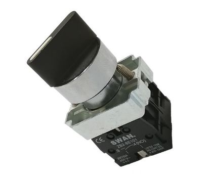 Picture of ROTARY SELECTOR SWITCH 2POS ON/OFF(ALTERNATE), STAY NO+NC