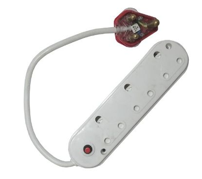 Picture of 3x3PIN ADAPTOR SOCKET TO 3-PIN DEDICATED PLUG MOULDED