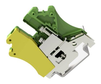 Picture of EARTH TERMINAL BLOCK DIN RAIL P=5.2