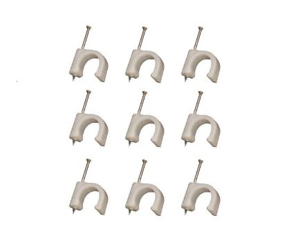Picture of CIRCLE NAIL IN SADDLE 9mm WHITE - DEBULK