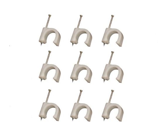 Picture of CIRCLE NAIL IN SADDLE 9mm WHITE - DEBULK