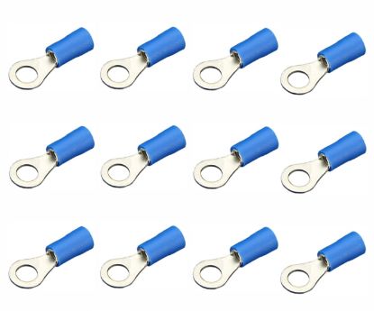 Picture of TERMINAL PRE-INS RING LUG BL R=5.3mm 1K/BAG