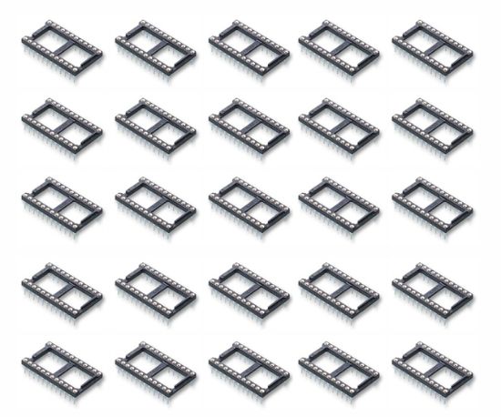 Picture of IC SOCKET 0.6 24W TULIP RND WIDE 20PCS/TUBE