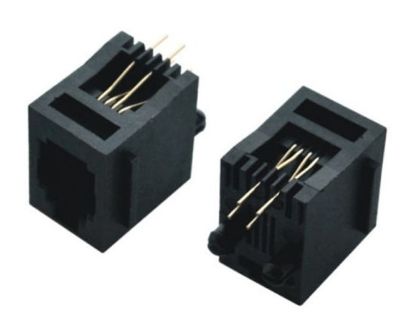 Picture of MOD SOCKET RJ11 PCB STR 4C/4P 4-CONTACT