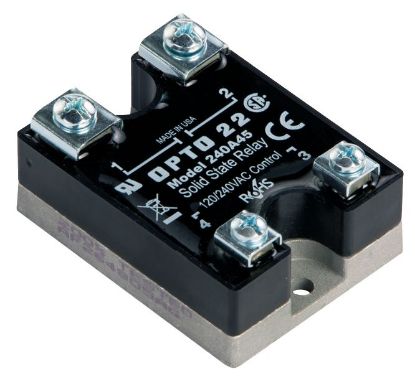 Picture of SSR I/O MODULE I=24VAC-280VAC 45A P/M 240VAC=LINE