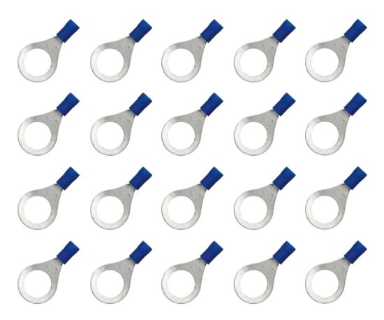 Picture of TERMINAL PRE-INS RING LUG BL R=8.4mm 1K/BAG