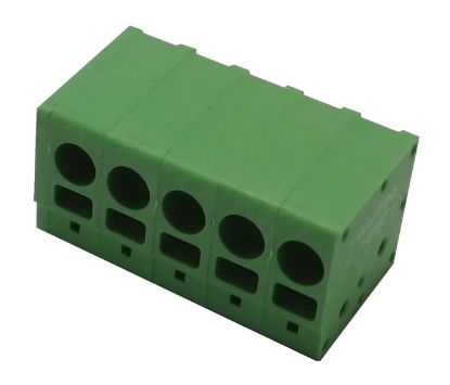 Picture of PCB SPRING TERMINAL BLOCK P=5.0mm 5W GREEN