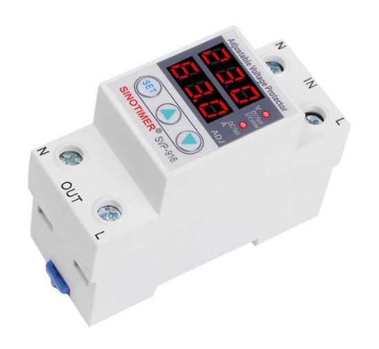 Picture of ADJ OVER/UNDER-VOLTAGE PROT RELAY 230VAC 63Amax