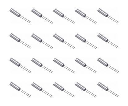 Picture of CRYSTAL 32.768KHz DT-26 ROUND 2x6mm-1K/BAG