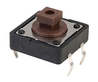 Picture of PCB TACTILE PUSHBUTTON DIL 12x12 SQU H=7.3