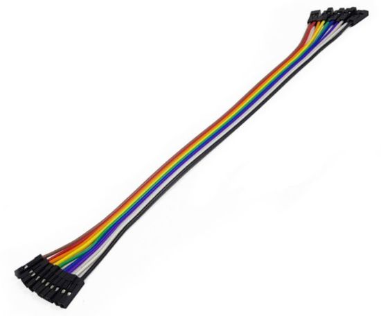 Picture of JUMPER LEAD FLEX TYPE 200mm SOCKET-SOCKET MULTI-10P/BAG