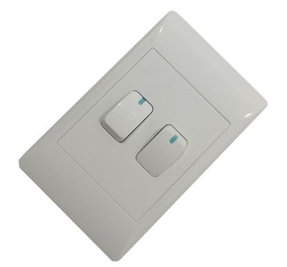 Picture of 2 LEVER 2W SWITCH 4X2