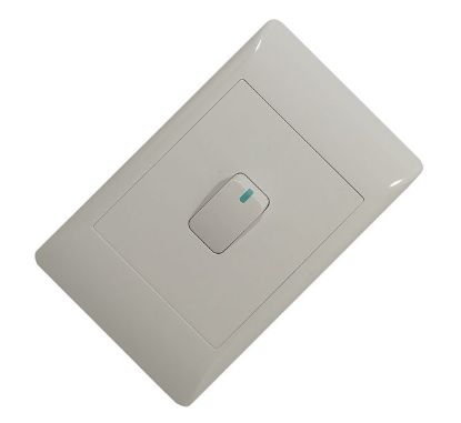 Picture of FLUSH MOUNT SWITCH 1 LEVER 1WAY 4X2 WHITE