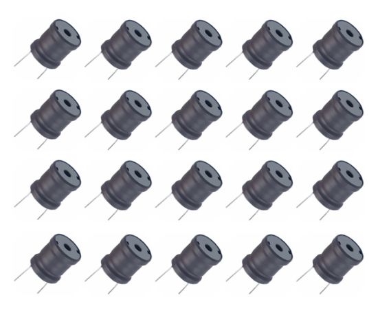 Picture of INDUCTOR RAD W/W 100uH 3.5A 0E1 16x18mm - 100/BAG