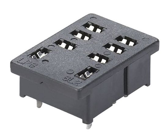 Picture of SOCKET RELAY 8P PCB 31x21.1x14.2mm