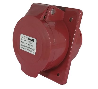 Picture of SOCKET PANEL SLOPING 32A 3P N E 380V IP44 5W