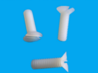 Picture of NYLON SCREW NATURAL SLOTTED COUNTER M3x20mm - DEBULK
