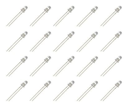 Picture of LED 5mm CL-GR 17Kmcd 22D - 1K/BAG