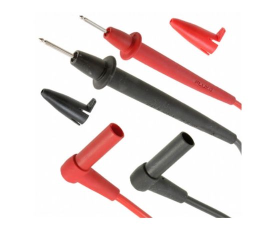 Picture of MULTIMETER TEST LEAD STD SET R/A CAT-III 1000V