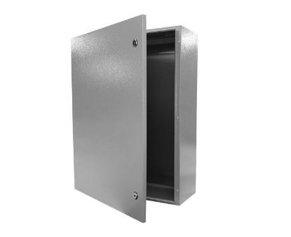 Picture of METAL ENCLOSURE GREY LOCKABLE 2-KEY HOLE 600x500x250mm