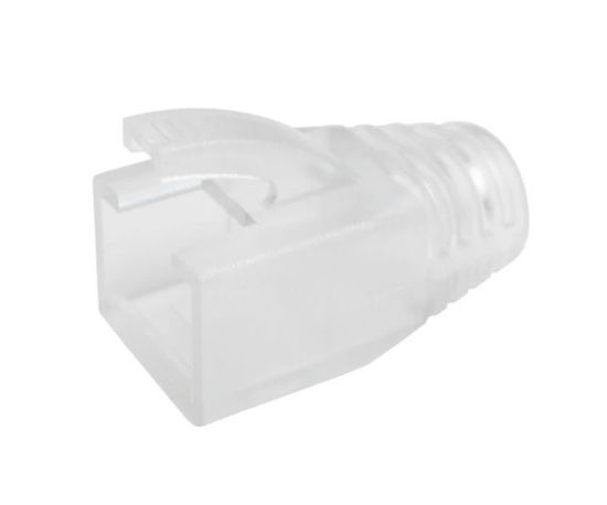 Picture of RUBBER BOOT FOR UTP NETWORK CABLE  CLEAR RND