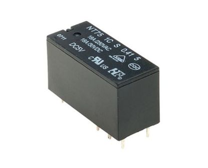 Picture of RELAY SPDT 12A 5VDC 0.41W RECT 8PCB