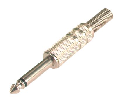 Picture of MONO JACK PLUG IN-LINE METAL 6.3mm