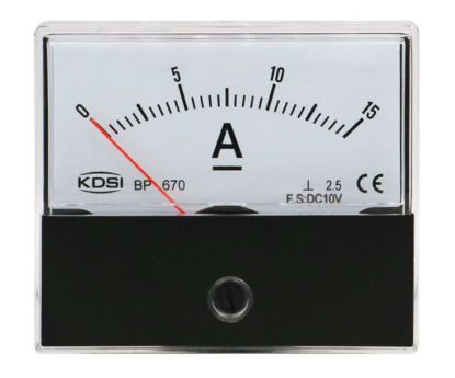 Picture of AMPMETER ANALOG 15A DC 70x60