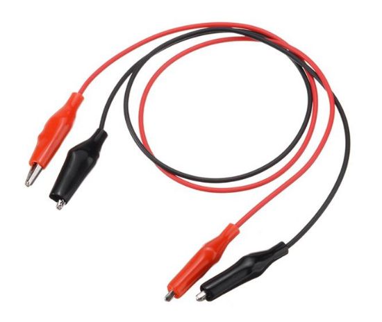 Picture of 35mm CROC CLIP LEAD PAIR 500mm RED & BLACK