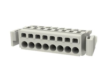 Picture of TERMINAL BLOCK 8W PLUG IN PRESS GREY