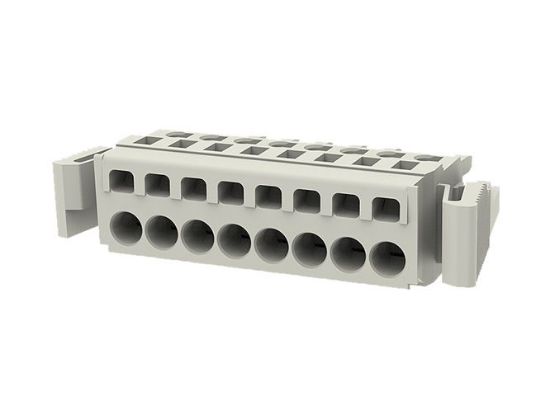 Picture of TERMINAL BLOCK 8W PLUG IN PRESS GREY