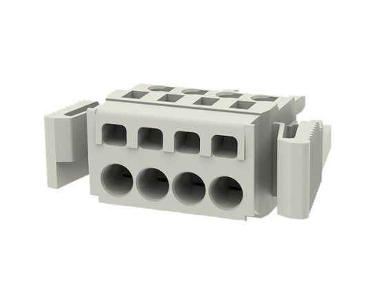 Picture of TERMINAL BLOCK 4W PLUG IN PRESS GREY