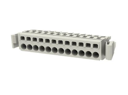 Picture of TERMINAL BLOCK 12W PLUG IN PRESS GREY