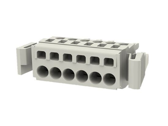 Picture of TERMINAL BLOCK 6W PLUG IN PRESS GREY