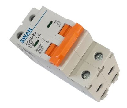 Picture of MINI DIN-RAIL MOUNT CIRCUIT BREAKER 40A 2P -6KA D CURVE