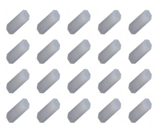 Picture of SPACER PLASTIC FEM-FEM M3x5mm- 1K/BAG