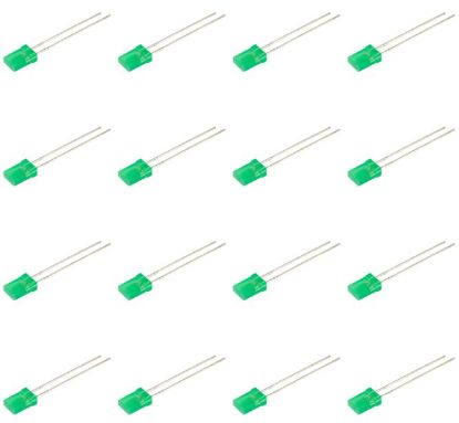 Picture of LED RECT GRN 2x5mm 20mA 120DEG - 1000/BAG