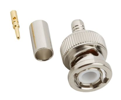 Picture of BNC-PLUG CRIMP IN-LINE 3-PIECES 5mm/RG58