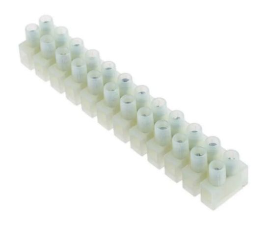Picture of STRIP CONNECTOR 12W 3A FEED THROUGH WHITE