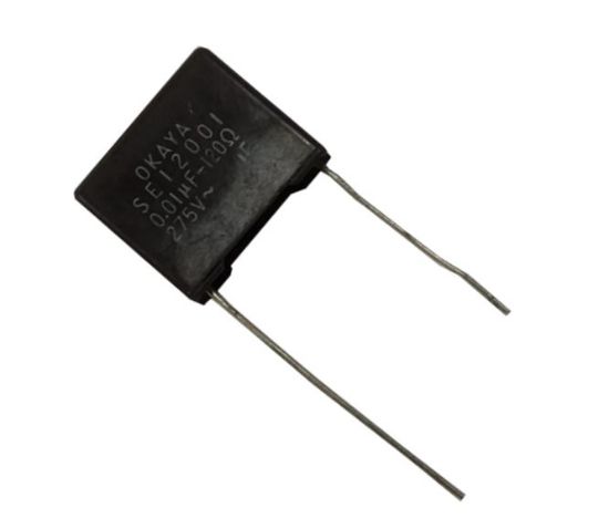 Picture of RC SNUBBER 275VAC 0.1UF 120R P=15MM