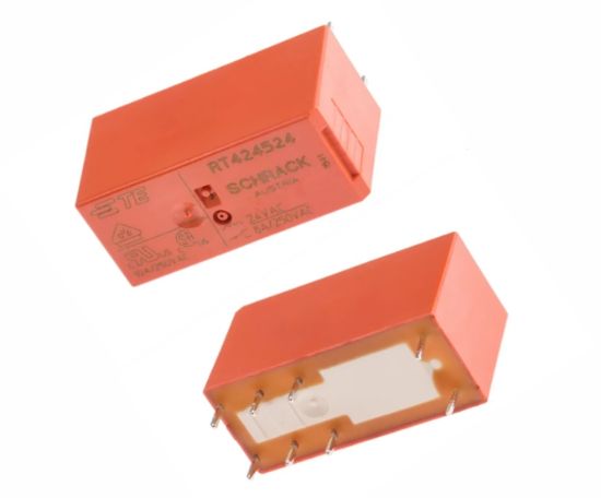 Picture of RELAY PCB DPDT 24VDC 8A