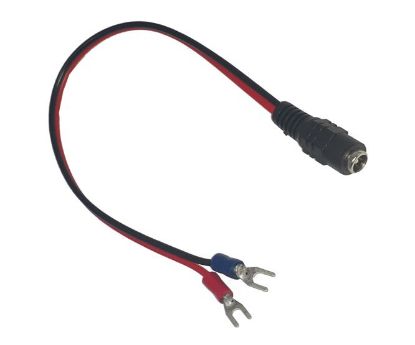 Picture of 300mm ADAPTOR LEAD DC PLUG 2.1mm - 3.2mm FORK TERM