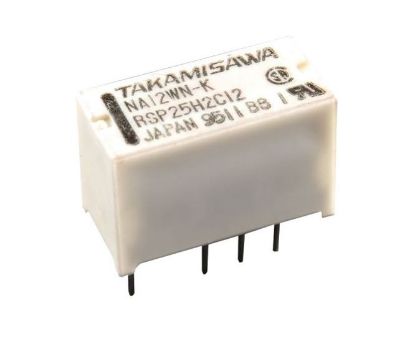 Picture of RELAY DPDT 2A 12VDC RECT 8PIN