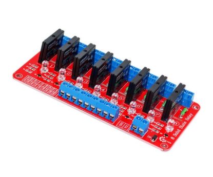 Picture of 8-CH SOLID-STATE 3-5VDC RELAY BOARD 240VAC 2A