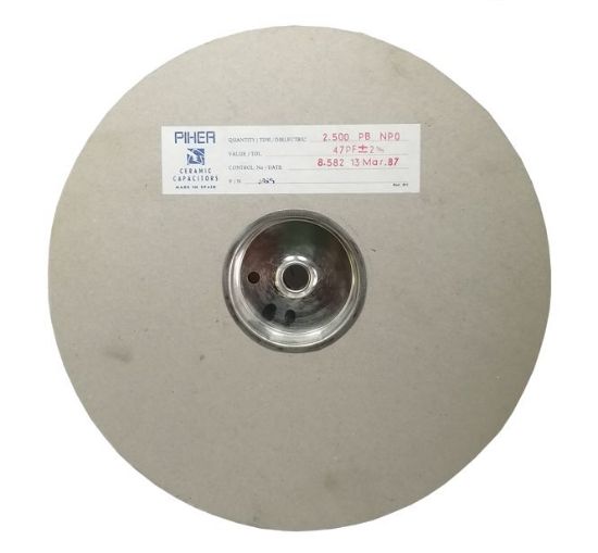 Picture of CERAMIC CAPACITOR 47pF 100V P=5mm - 2K5/REEL