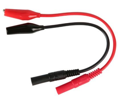 Picture of CROCODILE CLIPS SHORT TEST LEADS 110-130mm