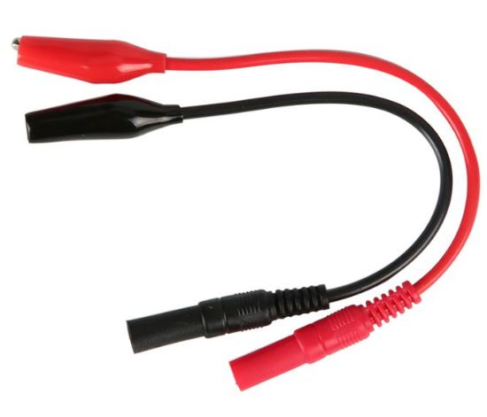 Picture of CROCODILE CLIPS SHORT TEST LEADS 110-130mm