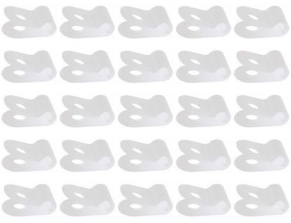 Picture of CLIP P-TYPE PLASTIC WHITE 8.4mm - 1K/BAG